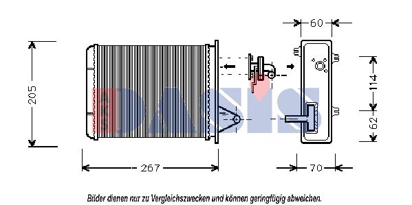 AKS DASIS Soojusvaheti,salongiküte 089007N